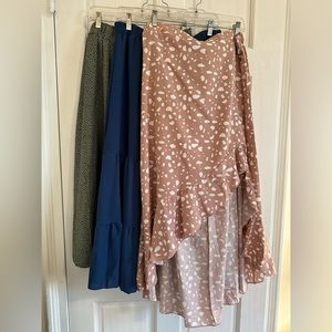 3 Flowy skirts